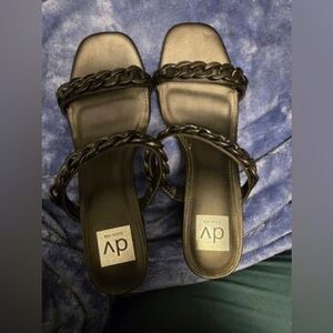 Black braided heels!!